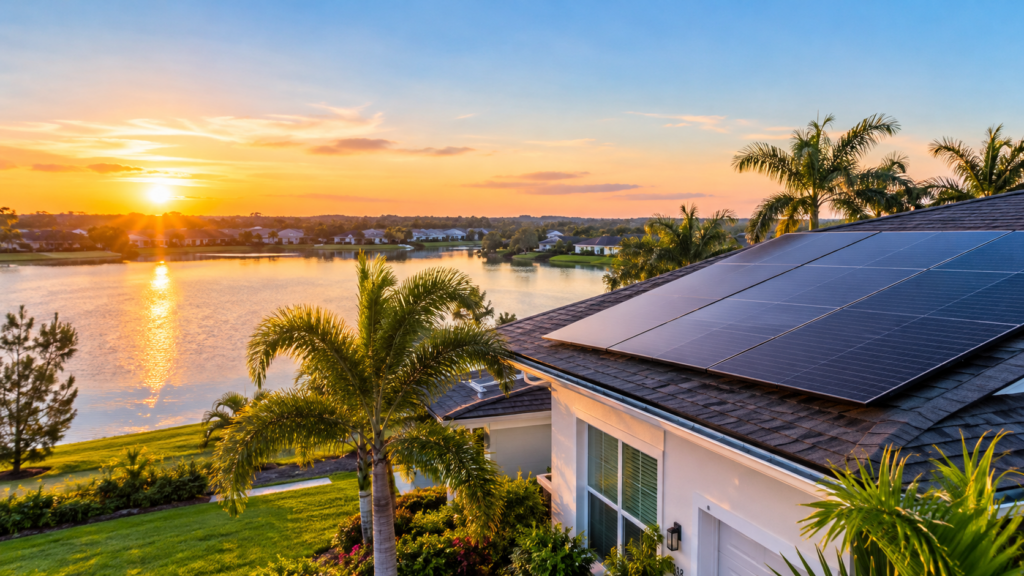 Solar installation in Lake County, Florida